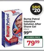 Dis-Chem Bump Patrol Intensive Solution After Shave Gel-65ml offer