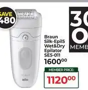 Dis-Chem Braun Silk-Epil5 Wet & Dry Epilator SE5-011 offer