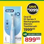 Dis-Chem Oral-B io Series 3 Rechargeable Electric Toothbrush offer