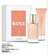 Dis-Chem Hugo Boss Alive Gift Set EDP 30ml Plus Body Lotion 50ml offer