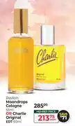 Dis-Chem Revlon Moondrops Cologne 55ml Or Charlie Original EDT 50ml offer