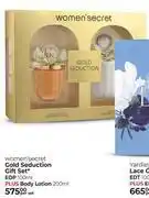 Dis-Chem Women'Secret Gold Seduction Gift Set EDP 100ml Plus Body Lotion 200ml offer