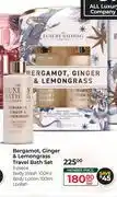 Dis-Chem The Luxury Bathing Bergamot,Ginger & Lemongrass Travel Bath Set 3 Piece-Per Set offer