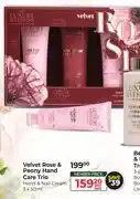 Dis-Chem The Luxury Bathing Velvet Rose & Peony Hand Care Trio Hand & Nail Cream-3 x 50ml offer