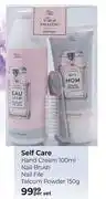 Dis-Chem Nature's Edition Self Care Hand Cream 100ml,Nail Brush,Nail File,Talcum Powder 150g offer