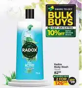 Dis-Chem Radox Body Wash-For 2 x 750ml offer