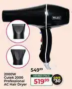 Dis-Chem Wahl 2000W Cutek 2000 Professional AC Hair Dryer offer