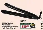 Dis-Chem Wahl 2000W Cutek Advanced Professional Ceramic Hair Straightener offer