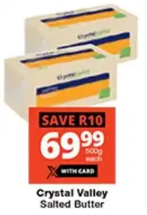 Checkers Crystal Valley Salted Butter offer