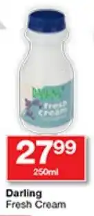 Checkers Darling Fresh Cream offer