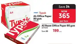 Makro Typek A4 Office Paper 80 gsm offer
