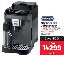 Makro DeLonghi Magnifica Evo Coffee Maker offer
