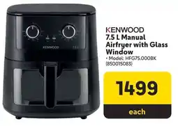 Makro Kenwood Manual Airfryer with Glass Window offer