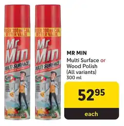 Makro Mr Min Multi Surface or Wood Polish offer