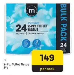 Makro m 2-Ply Toilet Tissue offer