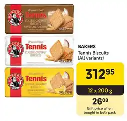 Makro Bakers Tennis Biscuits offer