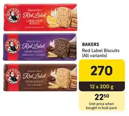 Makro Bakers Red Label Biscuits offer