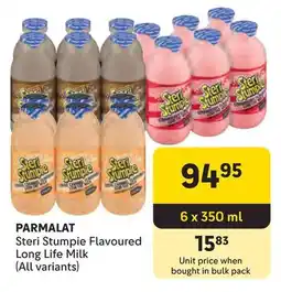 Makro Parmalat Steri Stumpie Flavoured Long Life Milk offer