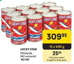 Makro Lucky Star Pilchards offer