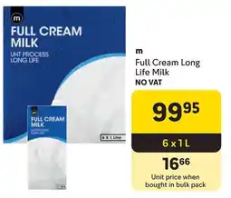 Makro m Full Cream Long Life Milk offer