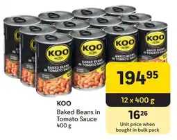 Makro Koo Baked Beans in Tomato Sauce offer