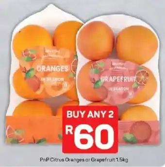 Pick n Pay PnP Citrus Oranges or Grapefruit offer