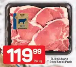 Pick n Pay Bulk Club and T-Bone Steak Pack offer