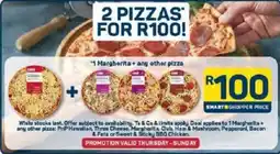 Pick n Pay Margherita + any other pizza offer