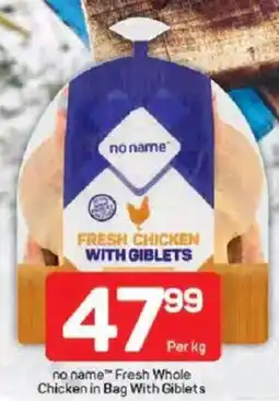 Pick n Pay no name Fresh Whole Chicken in Bag With Giblets offer