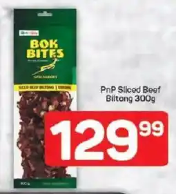 Pick n Pay PnP Sliced Beef Biltong offer