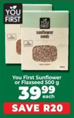 Food Lover's Market You First Sunflower or Flaxseed offer