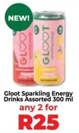 Food Lover's Market Gloot Sparkling Energy Drinks Assorted offer