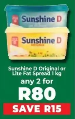 Food Lover's Market Sunshine D Original or Lite Fat Spread offer