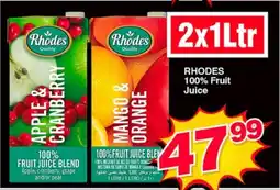 Choppies Rhodes 100% Fruit Juice offer