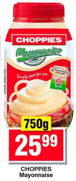 Choppies Choppies Mayonnaise offer