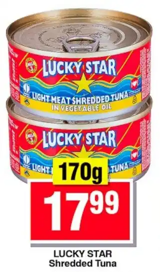 Choppies Lucky Star Shredded Tuna offer