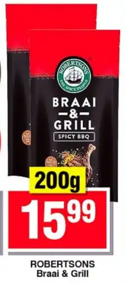 Choppies Robertsons Braai & Grill offer