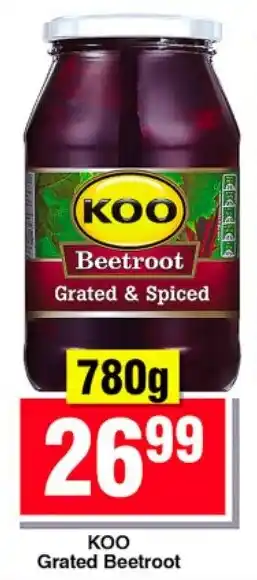 Choppies Koo Grated Beetroot offer
