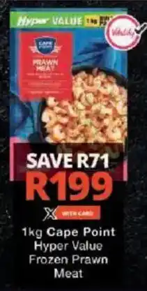 Checkers Cape Point Hyper Value Frozen Prawn Meat offer