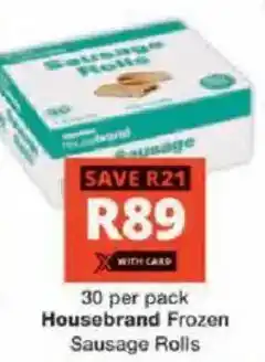 Checkers Housebrand Frozen Sausage Rolls offer