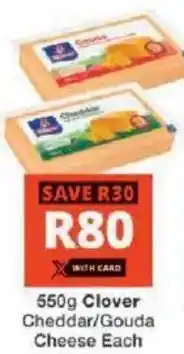 Checkers Clover Cheddar/ Gouda Cheese offer