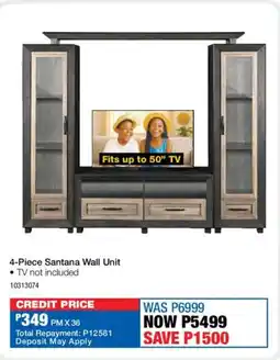 OK Furniture Santana Wall Unit offer