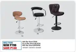 OK Furniture Ava, Ella or Mia Bar Stool offer