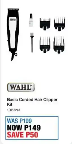 OK Furniture Wahl Basic Corded Hair Clipper Kit offer