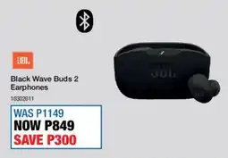 OK Furniture JBL Black Wave Buds 2 Earphones offer