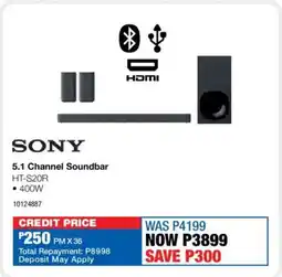 OK Furniture Sony 5.1 Channel Soundbar offer