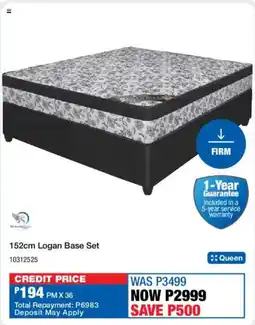 OK Furniture Buraaq Beds 152cm Logan Base Set offer