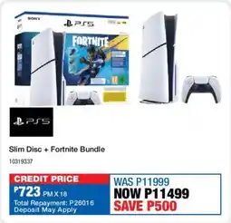 OK Furniture PS5 Slim Disc + Fortnite Bundle offer