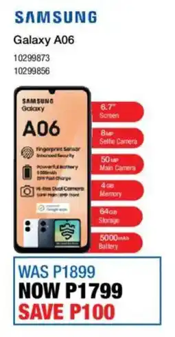 OK Furniture Samsung Galaxy A06 offer