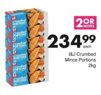 Save Hyper I&J Crumbed Mince Portions offer
